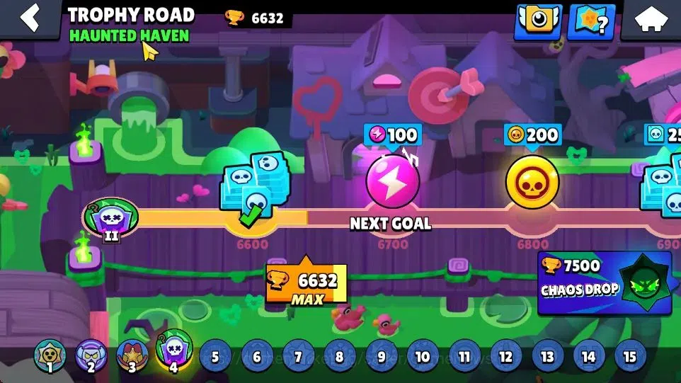 Brawl Stars Accounts 6632 Trophy|1174 Bling|54 Brawlers 3 Max [Doug,Sur image 6