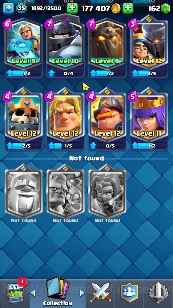Clash Royale Accounts Midgame Lv 35|Trophy 7914|KTL 12|Limited Skin|Card 118|1 HERO 5 EVO 5 Champ 21 Legendary 33 Epic 30 13