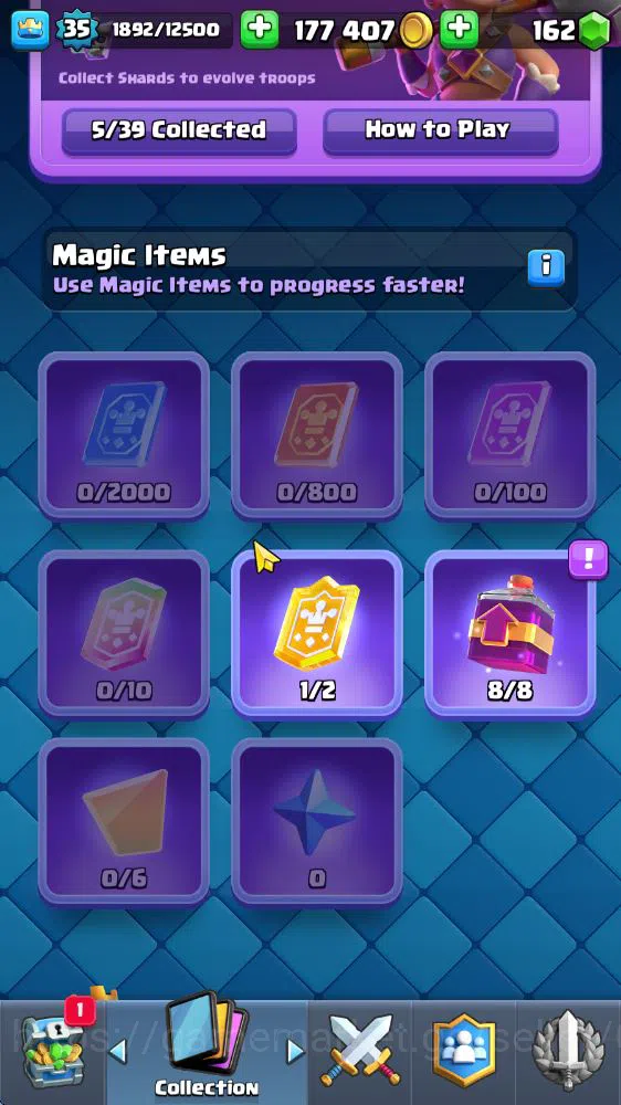 Clash Royale Accounts Midgame Lv 35|Trophy 7914|KTL 12|Limited Skin|Card 118|1 HERO 5 EVO 5 Champ 21 Legendary 33 Epic 30 14