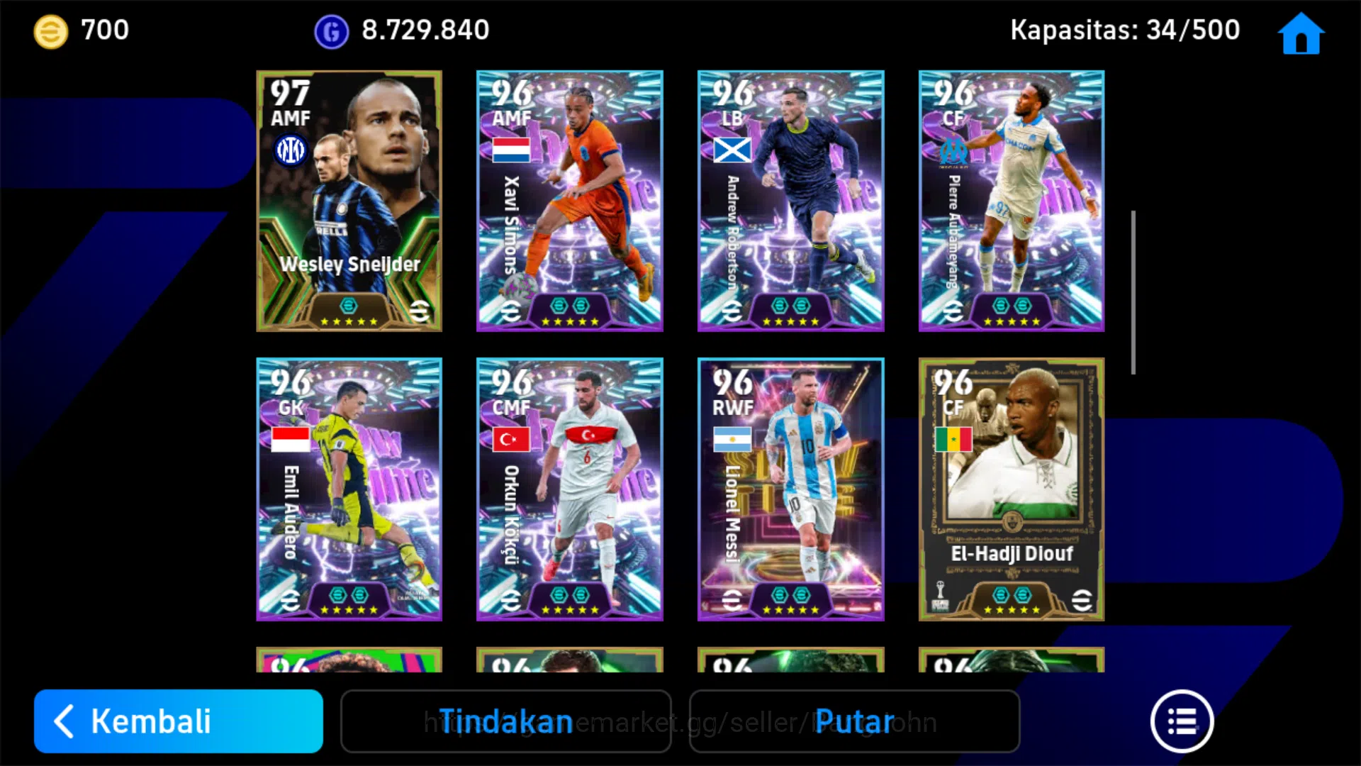 eFootball Accounts Others Power 3186 | cafu epic db | jordi alba epic db | xavi simons shotime | emil audero showtime 6