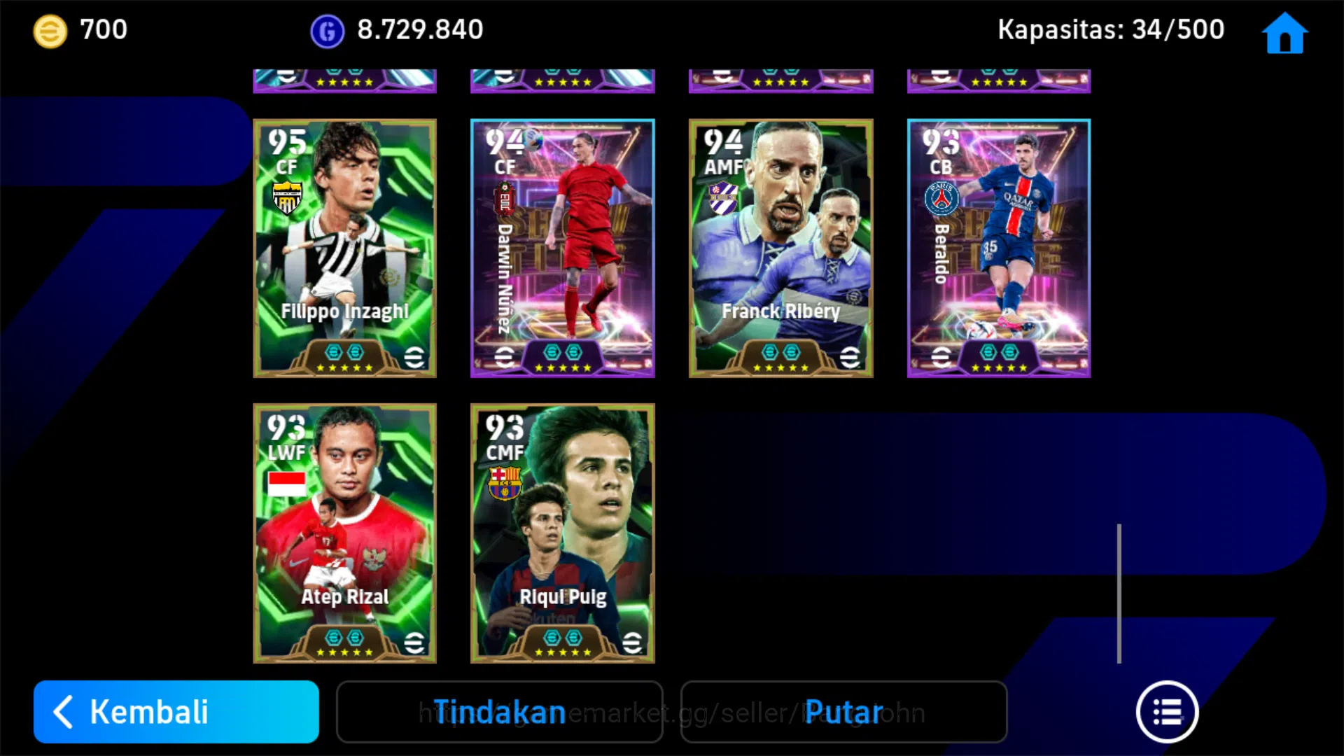 eFootball Accounts Others Power 3186 | cafu epic db | jordi alba epic db | xavi simons shotime | emil audero showtime 9