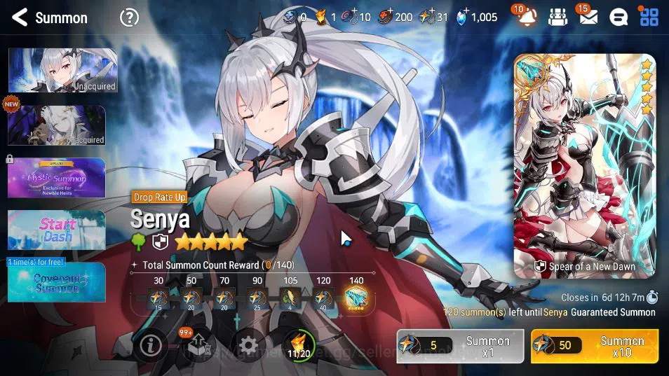 Epic Seven Accounts GLOBAL UNVERIF|NEW ERA|2 ML(Empyrean Ilynav,SP Pol image 13