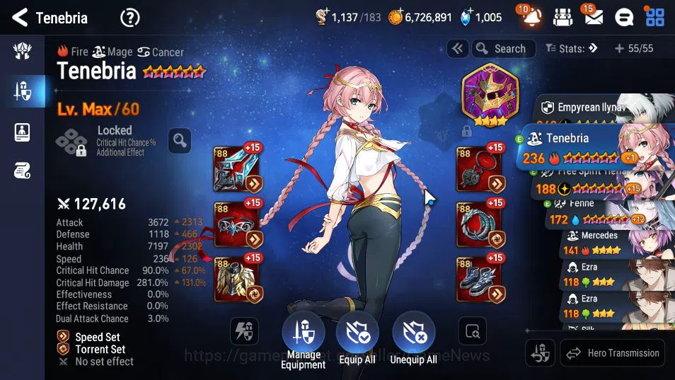Epic Seven Accounts GLOBAL UNVERIF|NEW ERA|2 ML(Empyrean Ilynav,SP Pol image 3