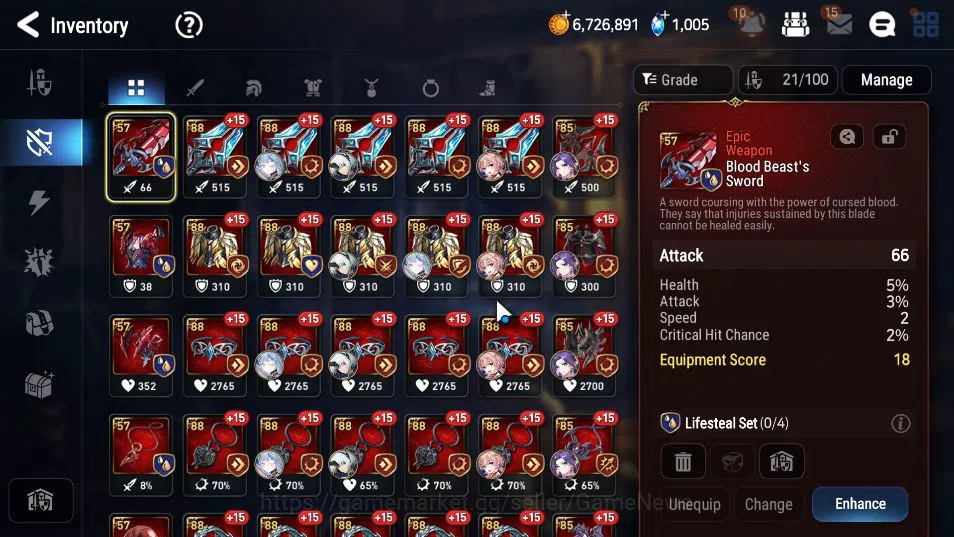 Epic Seven Accounts GLOBAL UNVERIF|NEW ERA|2 ML(Empyrean Ilynav,SP Pol image 9