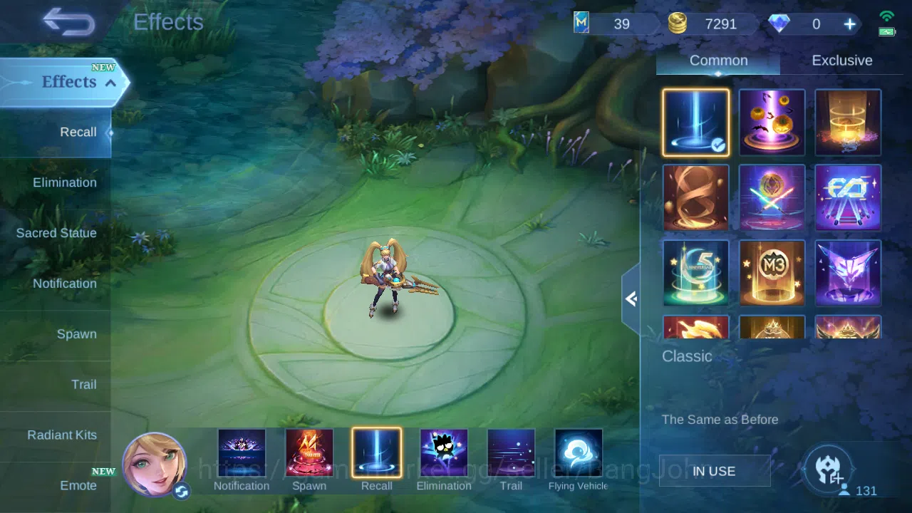 Mobile Legends: Bang Bang Accounts Hero 131 | Skin 208 | Glory | KOF Karina | Sanrio image 13