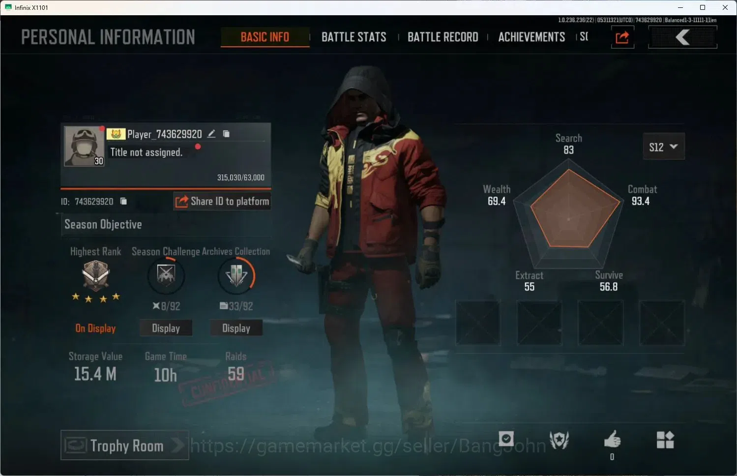 Arena Breakout Accounts Mobile | LV 30 | SV 15.4 M | CV 8.4 M | Quickhack image 1
