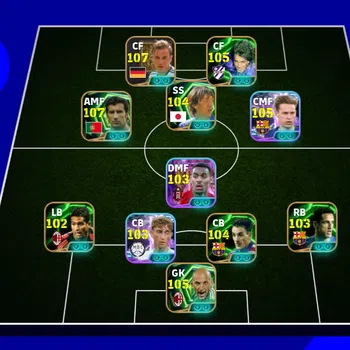 eFootball Accounts Meta Player EFOOTBALL 2026 | F DE JONG ST, GNABRY ST, MARIO GOTZE,S NAKAMURA,ABIATTI, LUIS FIGO,PAUL