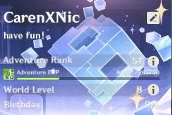 Genshin Impact Accounts Others ASIA Usnunset|AR 57| 9 Limit : Vesna, Columbina, Nicole, Citlali, Escoffier, Zibai, etc |MC 1