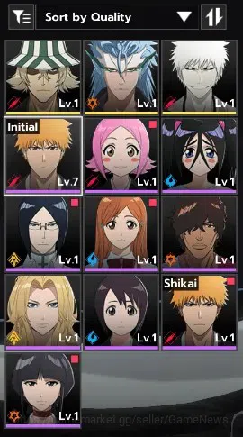 BLEACH: Soul Resonance Accounts NuverseSEA|Fresh Starter LV 3|3 SSR IchigoIH,Grimm image 2