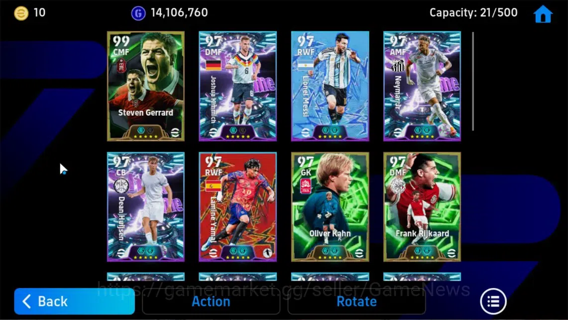 eFootball Accounts Android|Pack France 26|Epic Oliver Kahn,Steven Ger image 12