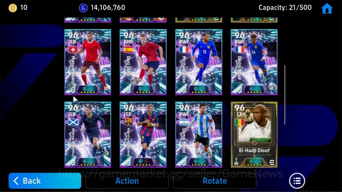eFootball Accounts Android|Pack France 26|Epic Oliver Kahn,Steven Ger image 13