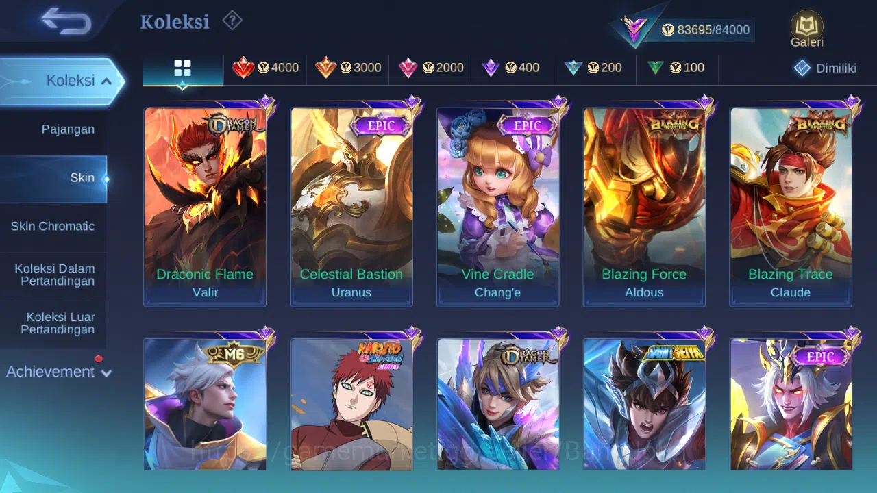 Mobile Legends: Bang Bang Accounts Hero 103 Skin 276 | Prime Claude | Luckybox Lance, image 11