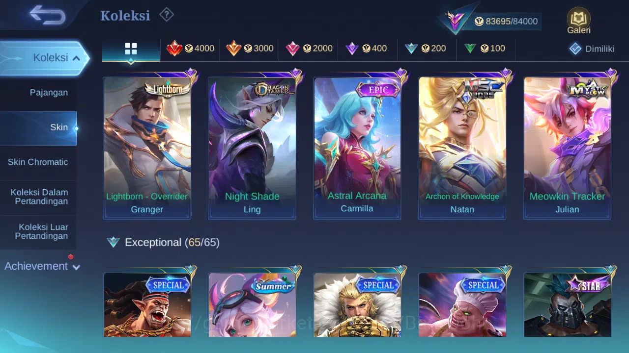 Mobile Legends: Bang Bang Accounts Hero 103 Skin 276 | Prime Claude | Luckybox Lance, image 13