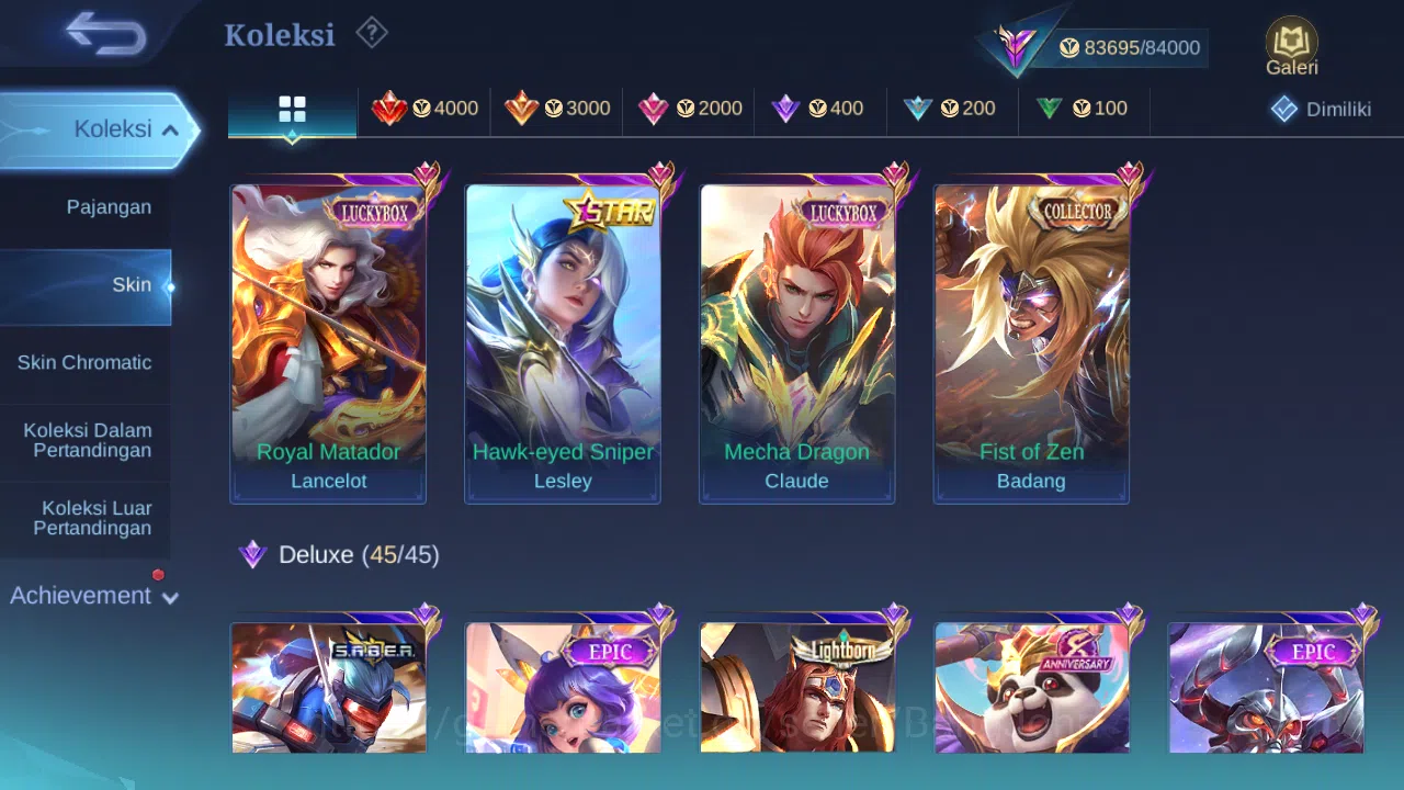 Mobile Legends: Bang Bang Accounts Hero 103 Skin 276 | Prime Claude | Luckybox Lance, image 4