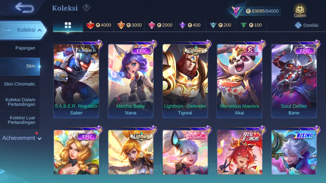 Mobile Legends: Bang Bang Accounts Hero 103 Skin 276 | Prime Claude | Luckybox Lance, image 5