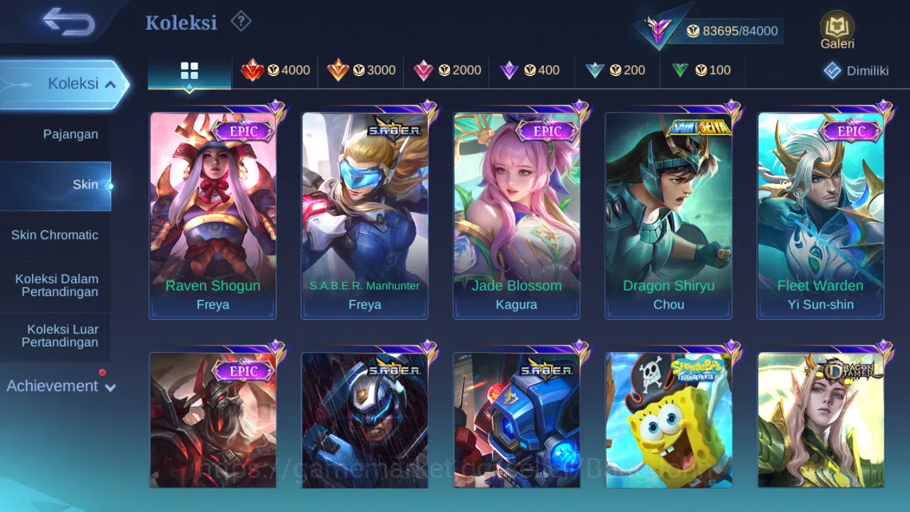 Mobile Legends: Bang Bang Accounts Hero 103 Skin 276 | Prime Claude | Luckybox Lance, image 7
