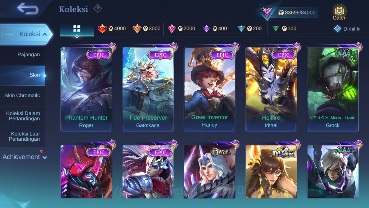 Mobile Legends: Bang Bang Accounts Hero 103 Skin 276 | Prime Claude | Luckybox Lance, image 9