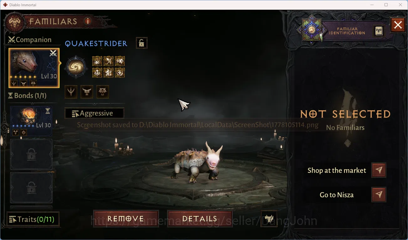 Diablo Immortal Accounts NA-High Heavens CS On | 60 (901) Tempest-Vanquishe image 11