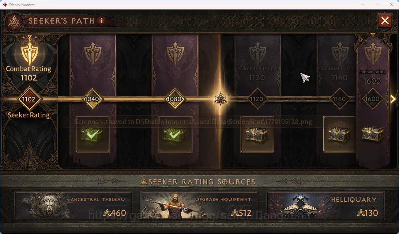 Diablo Immortal Accounts NA-High Heavens CS On | 60 (901) Tempest-Vanquishe image 12