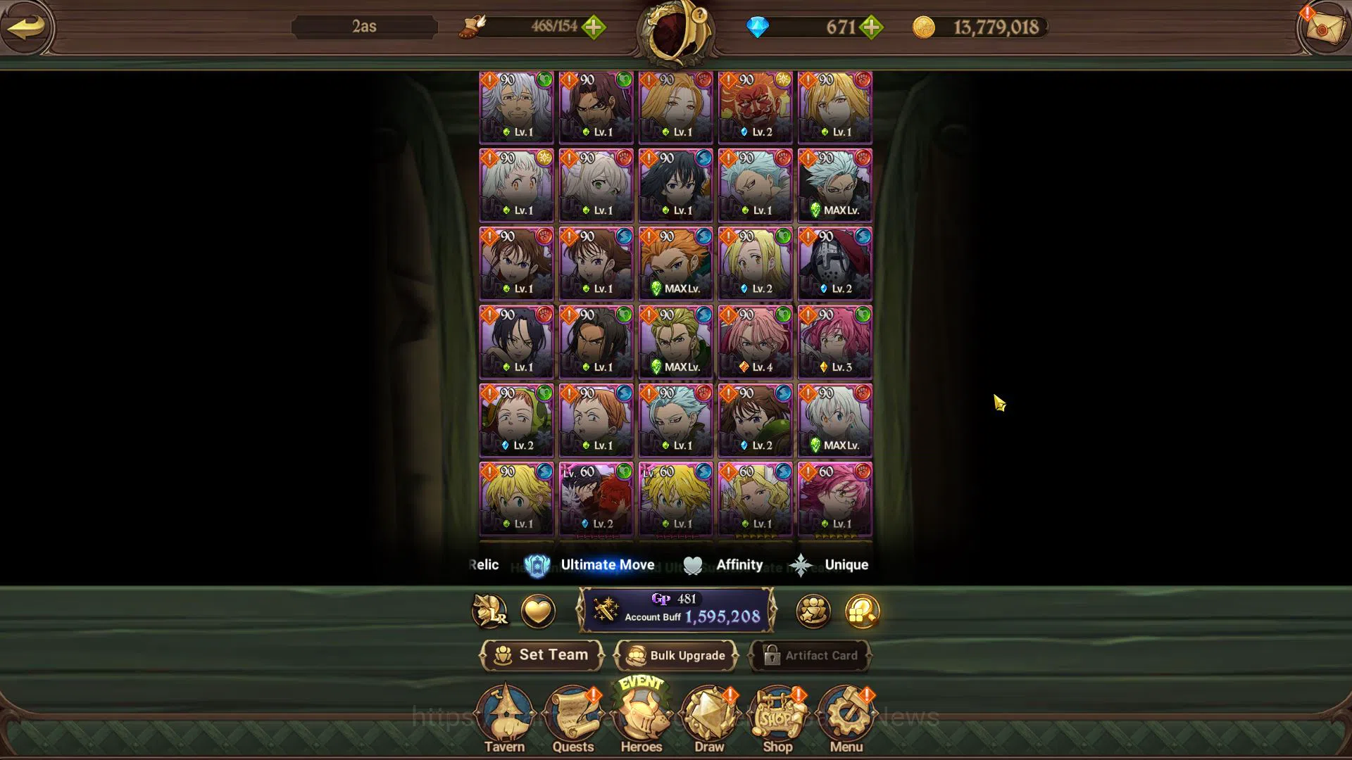 The Seven Deadly Sins: Grand Cross Accounts Asia|1,5 M CC|671 DM|1 LR+4 UR|Fairy Helbram,Merli image 13