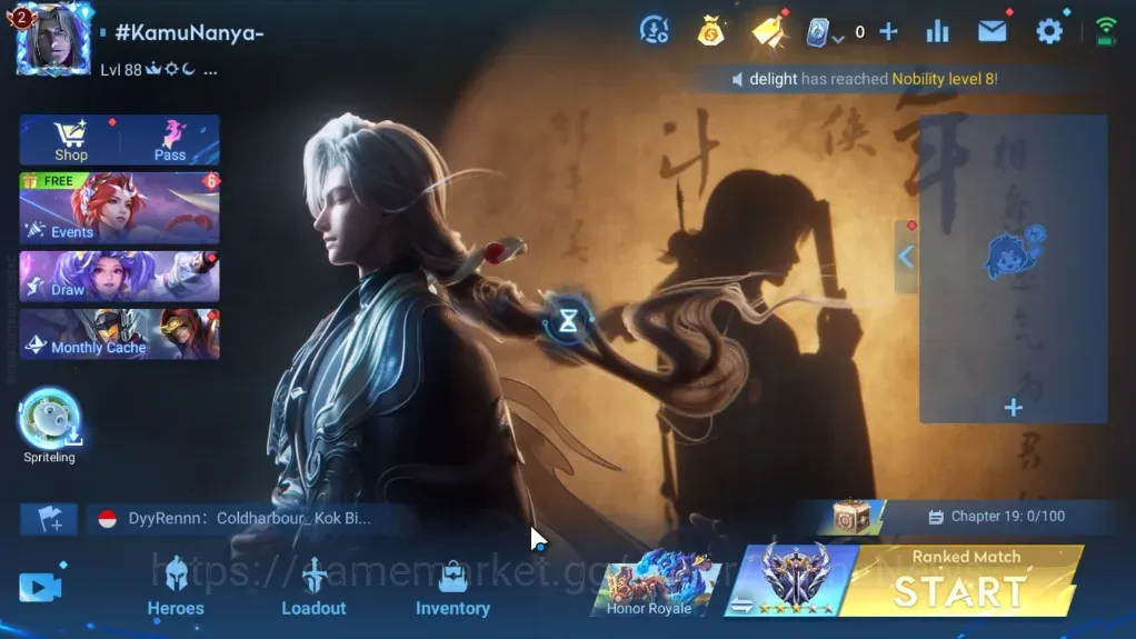 Honor of Kings Accounts Rare Skin Hero 81|Skin 55|GrandMaster Gan & Mo,Legend Hou Yi,Dan Daji,Event(Dr Bian,Hou Yi),Honor 1