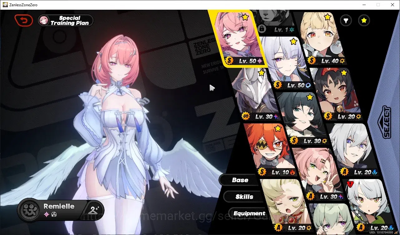 Zenless Zone Zero Accounts Others Asia|IK 42|5 Limited| (Jane Doe)+Sign Remielle,Velina,Alice,Pyrois +2 STD Char|MC 1