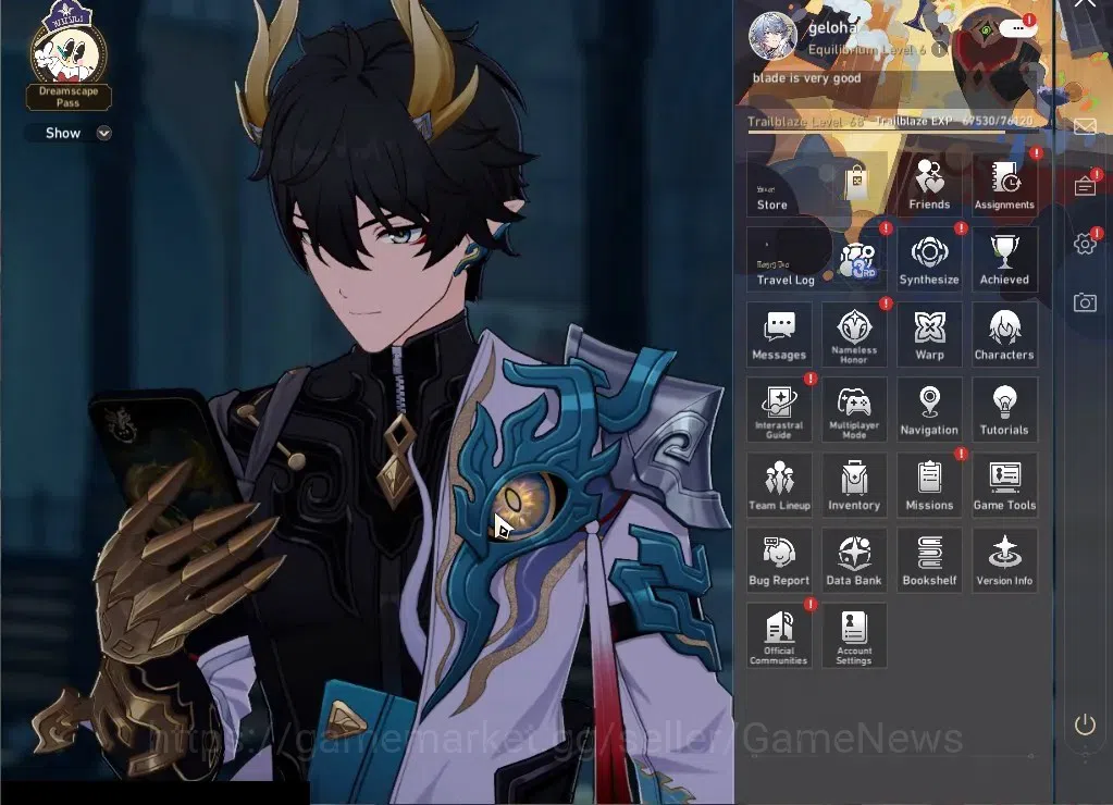 Honkai Star Rail Accounts Asia|TL 68|12 Limited|[Dante,Sunday,AnaxaE1,Hyacin image 1