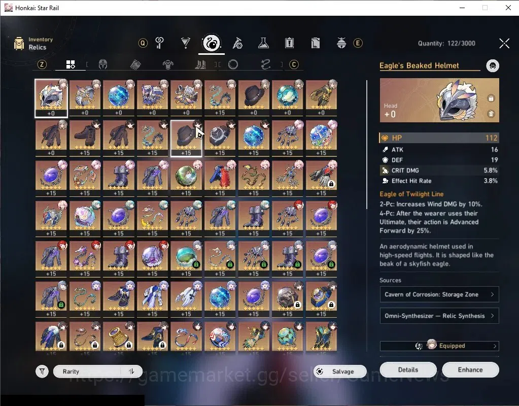 Honkai Star Rail Accounts Asia|TL 68|12 Limited|[Dante,Sunday,AnaxaE1,Hyacin image 10