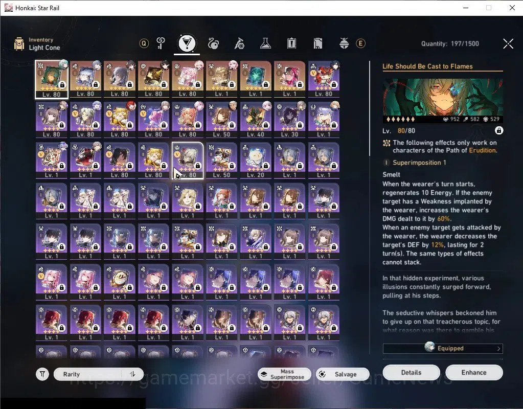 Honkai Star Rail Accounts Asia|TL 68|12 Limited|[Dante,Sunday,AnaxaE1,Hyacin image 8