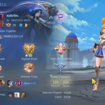 Mobile Legends: Bang Bang Accounts Collector Hero 133|224 Skin|Ex Glory