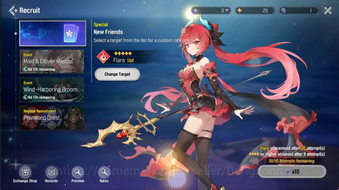 Mongil:Star Dive Accounts Global | Lv 32 Mid Game | 3 SSR (Esther+Sign, Flar image 11