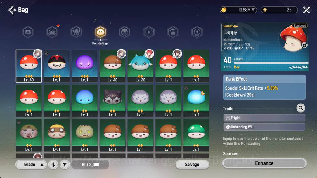 Mongil:Star Dive Accounts Global | Lv 32 Mid Game | 3 SSR (Esther+Sign, Flar image 6