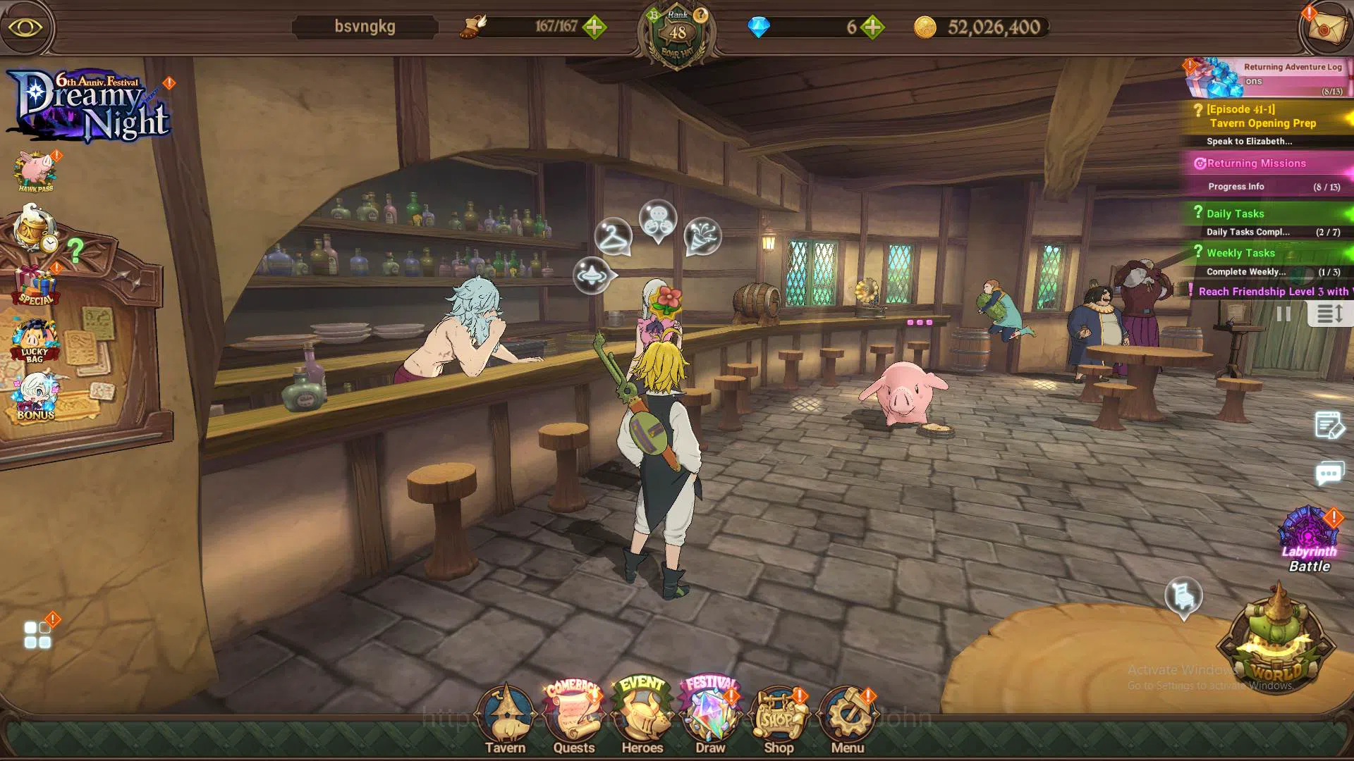 The Seven Deadly Sins: Grand Cross Others GLOBAL|1.2M CC|1LR Elizabeth|UR Meresca,Gelda,Salo image 1