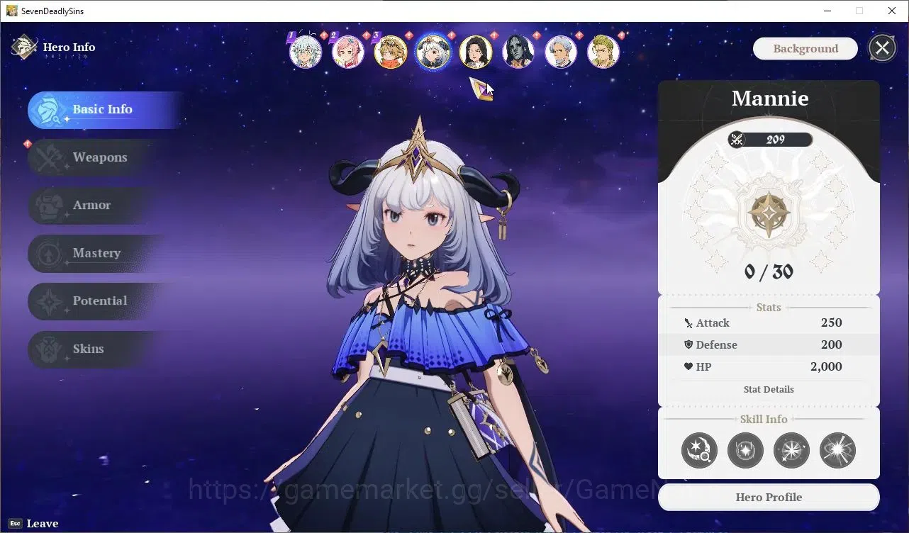 The Seven Deadly Sins: Origin Accounts SEA |3 SSR| Daisy, Mannie, Guila + 1 SSR Selector image 2