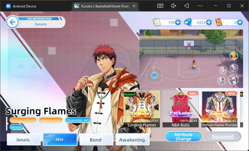 Kuroko's Basketball Street Rivals Accounts SEA|SV29|Lv20|DM 4332|Tetsuya Kuroko A2,Zone Taiga image 6