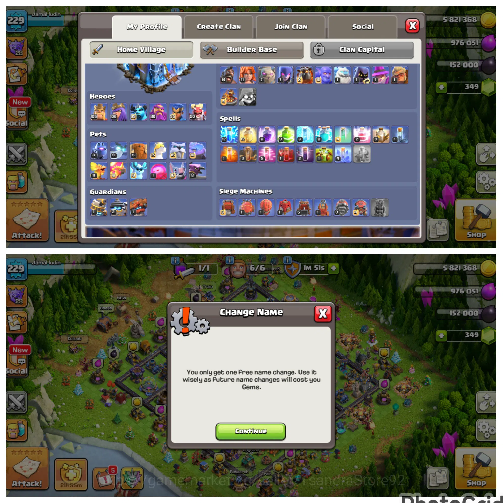 Clash of Clans Accounts High-End TH 18 LVL 229 MAXED FASE 2 EX LEGEND LEAGUE|5 HERO MAXED|EPIC MANY MAX|WALL MAXED|NC 2