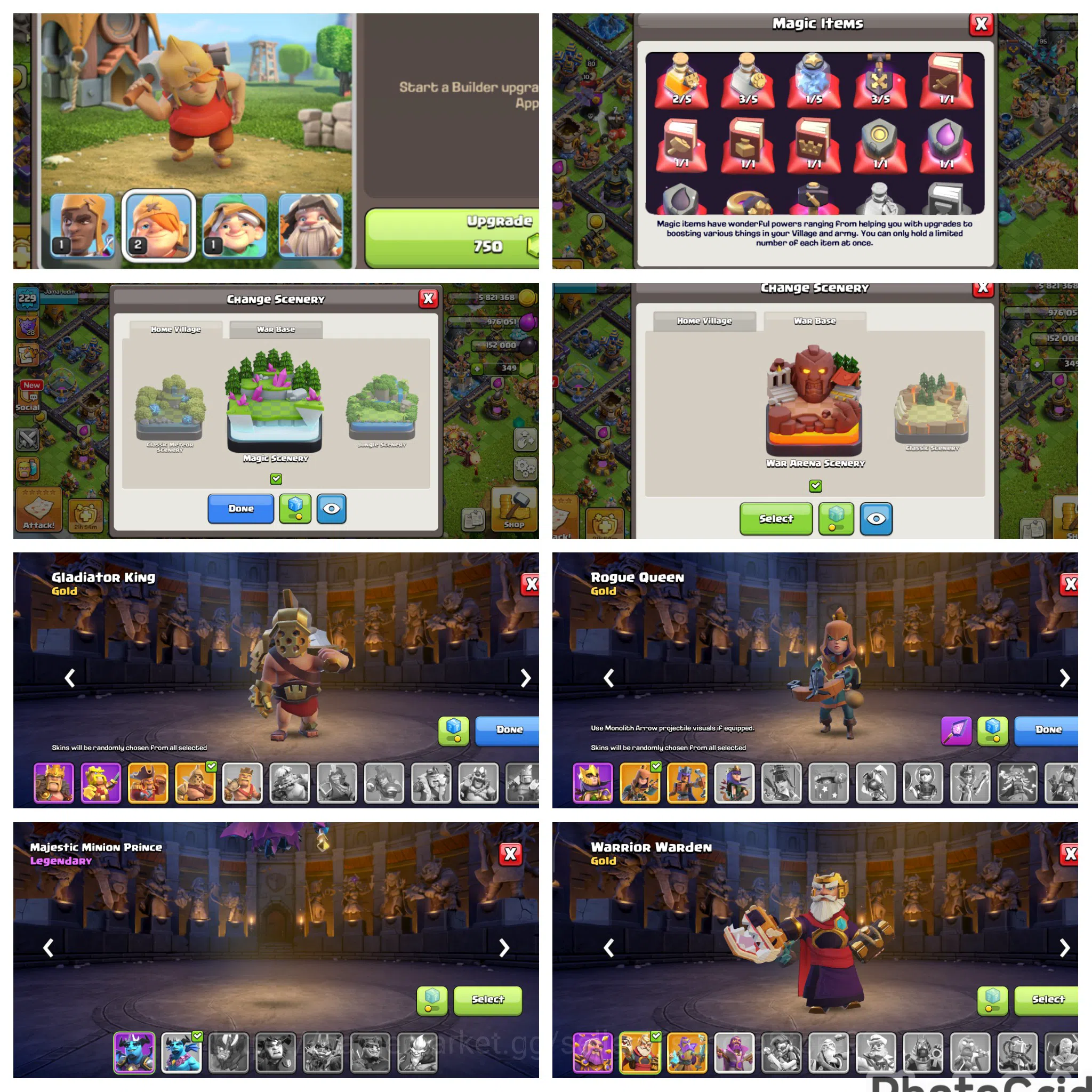 Clash of Clans Accounts High-End TH 18 LVL 229 MAXED FASE 2 EX LEGEND LEAGUE|5 HERO MAXED|EPIC MANY MAX|WALL MAXED|NC 4