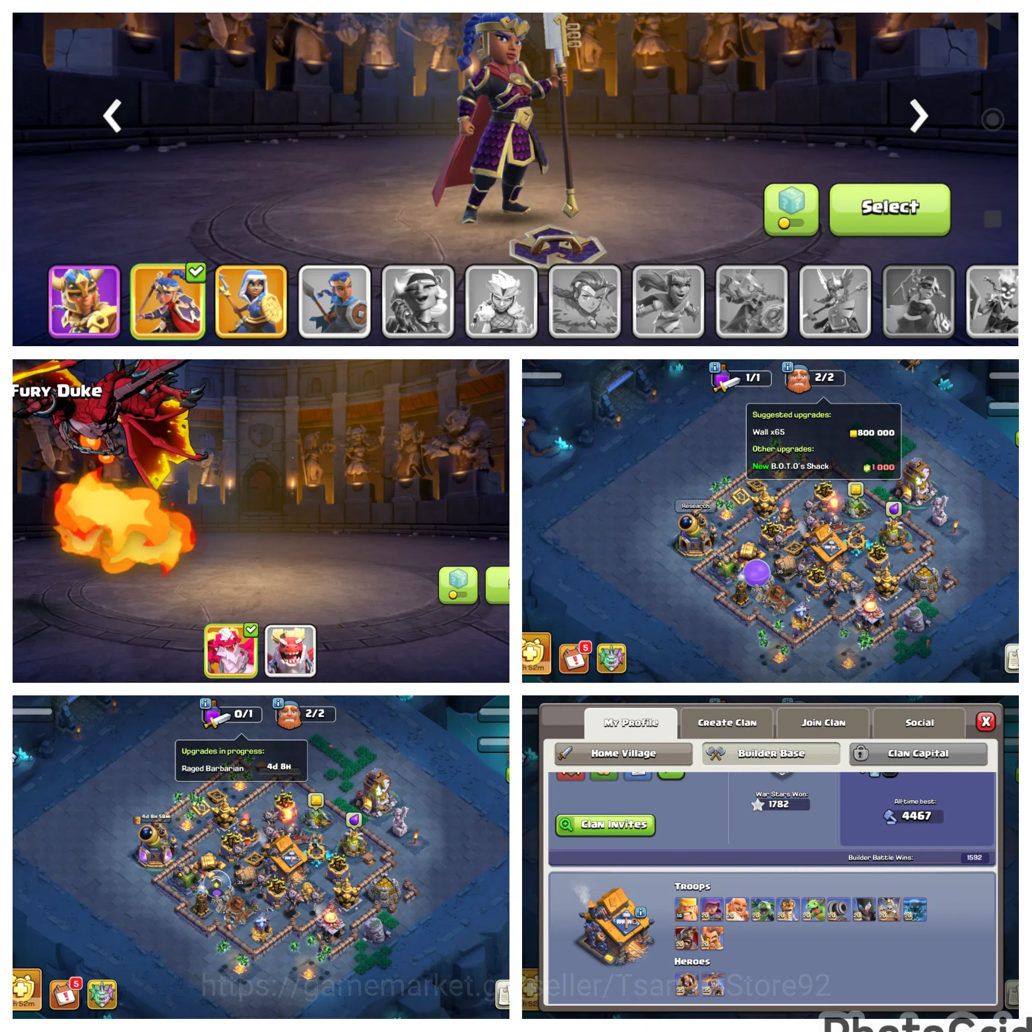 Clash of Clans Accounts High-End TH 18 LVL 229 MAXED FASE 2 EX LEGEND LEAGUE|5 HERO MAXED|EPIC MANY MAX|WALL MAXED|NC 5