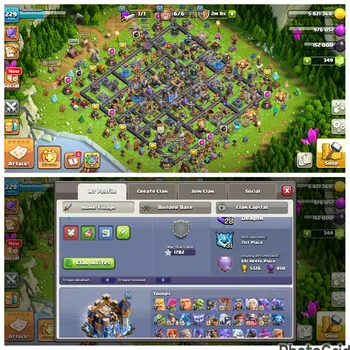 Clash of Clans Accounts High-End TH 18 LVL 229 MAXED FASE 2 EX LEGEND LEAGUE|5 HERO MAXED|EPIC MANY MAX|WALL MAXED|NC