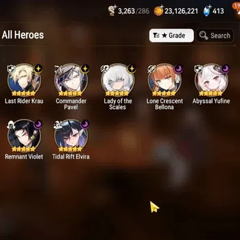 Epic Seven Accounts High-End GLOBAL UnVerif|7 ML(TidalR Elvira,raLOTScales,LC Belona,Etc)+Aube,Aubade,Setsuka,Etc|Abys F