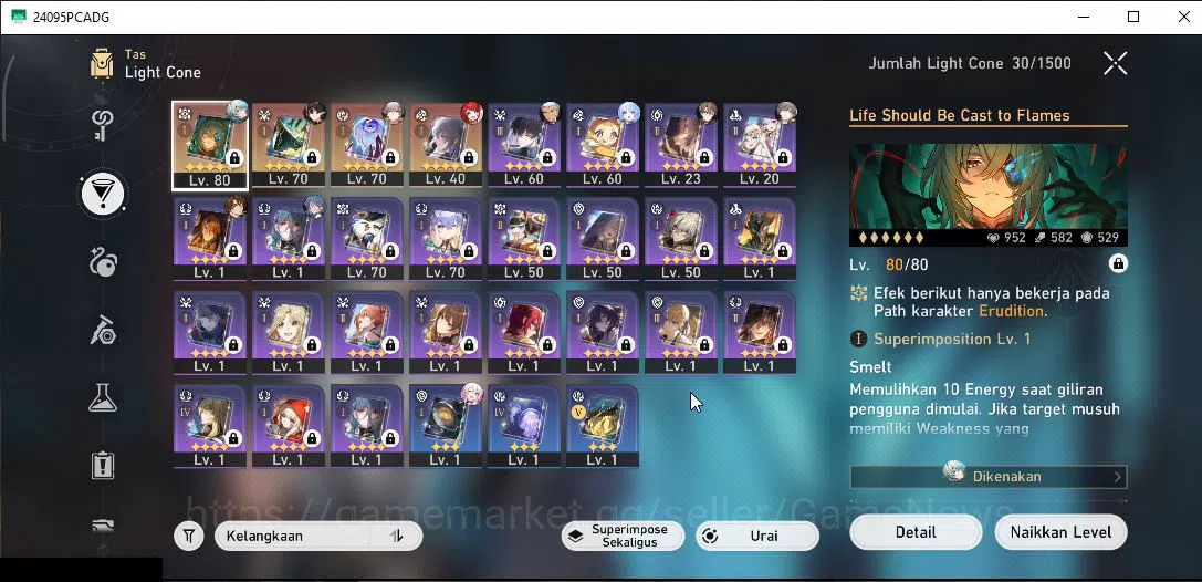 Honkai Star Rail Accounts Asia |TL 61|2,7K SJ|5 Limited|Anaxa+Sign,Cerydra,T image 8