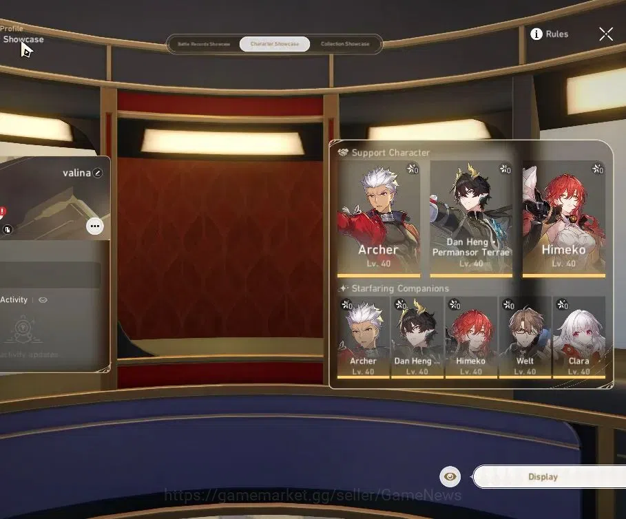 Honkai Star Rail Accounts Asia | TL 26 | 2 Limited | Dante, Archer | MC Fema image 2