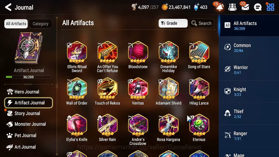 Epic Seven Accounts Starter ASIA Unverif|5 ML(SS Vivian, SE Celine, BHwayoung, CLilias, Etc)+ Iseria,GC Krau,etc|PoH ON|4K 8