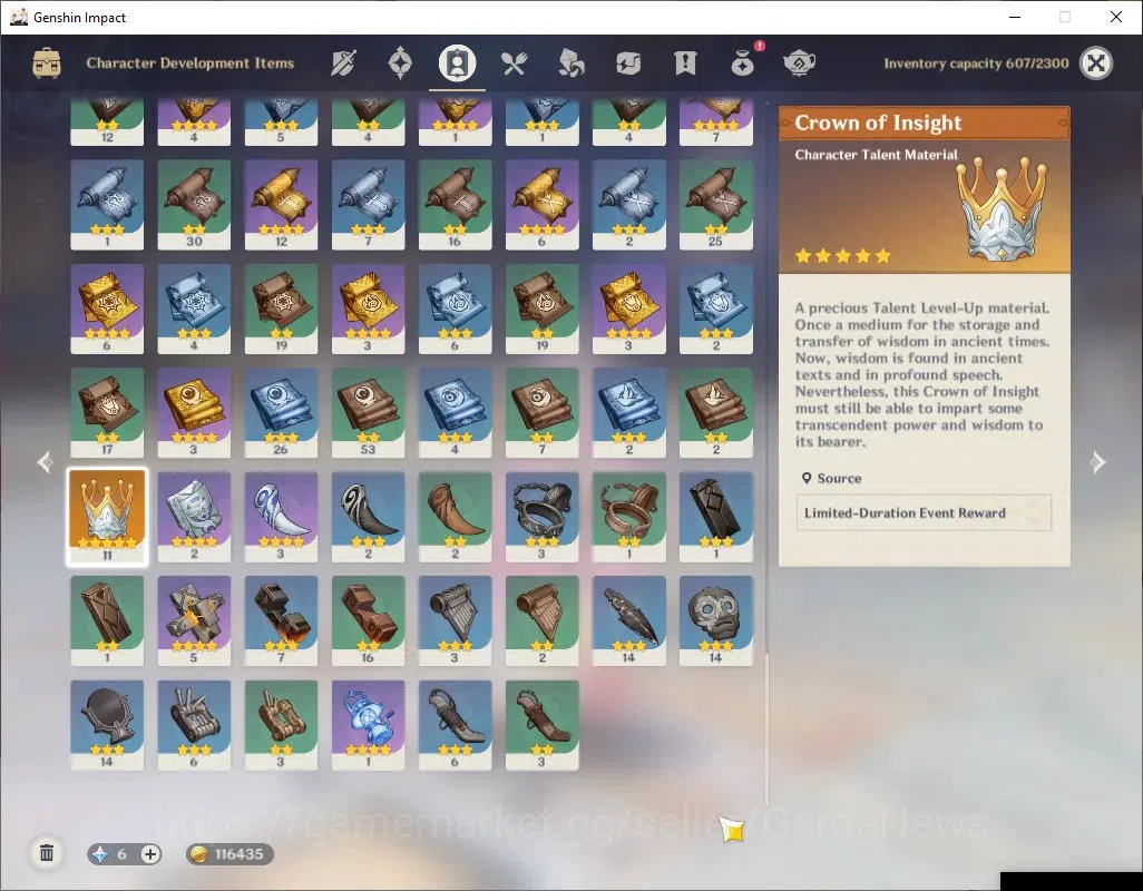 Genshin Impact Accounts ASIA|AR 55|Rate ON|4 Limited + 1 (*5Weap)|Flins,Li image 7