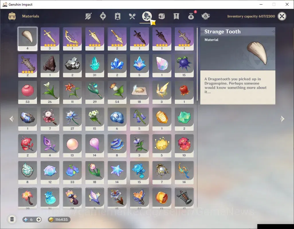 Genshin Impact Accounts ASIA|AR 55|Rate ON|4 Limited + 1 (*5Weap)|Flins,Li image 8