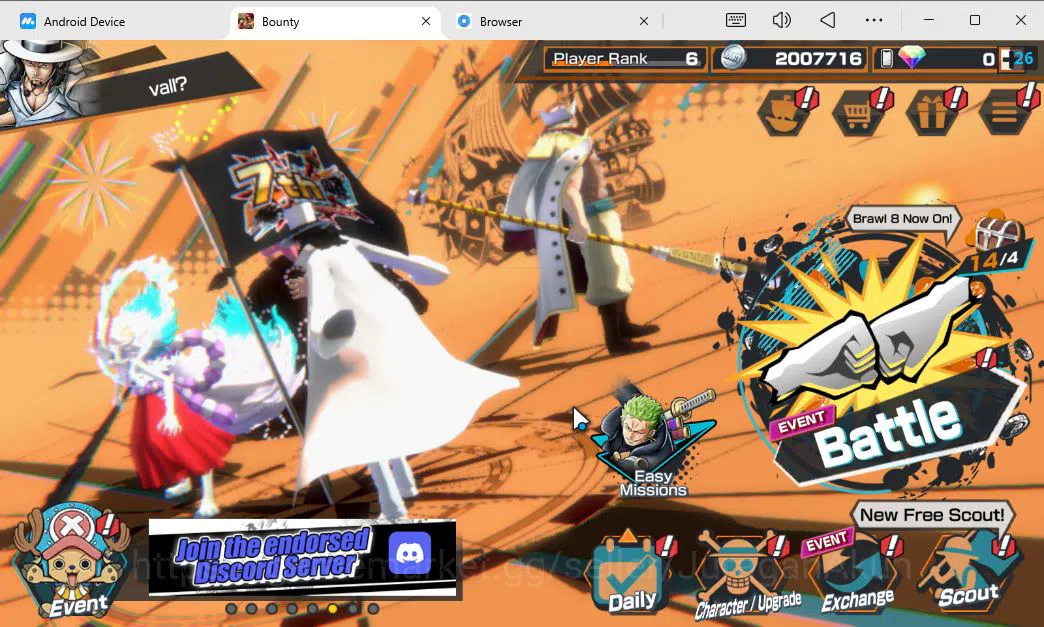 One Piece Bounty Rush Accounts Starter Global | 6 EX META | Okuchi Yamato,GP Newgate,Awaken Lucci,BP Kuzan,Oniga Oiran,F