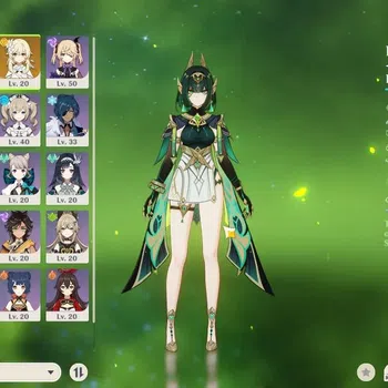 Genshin Impact Accounts Reroll ASIA|AR35|(Nefer,Tighnari,Diluc)|MC Female|Low Explore|TakeMail(GI752Z)