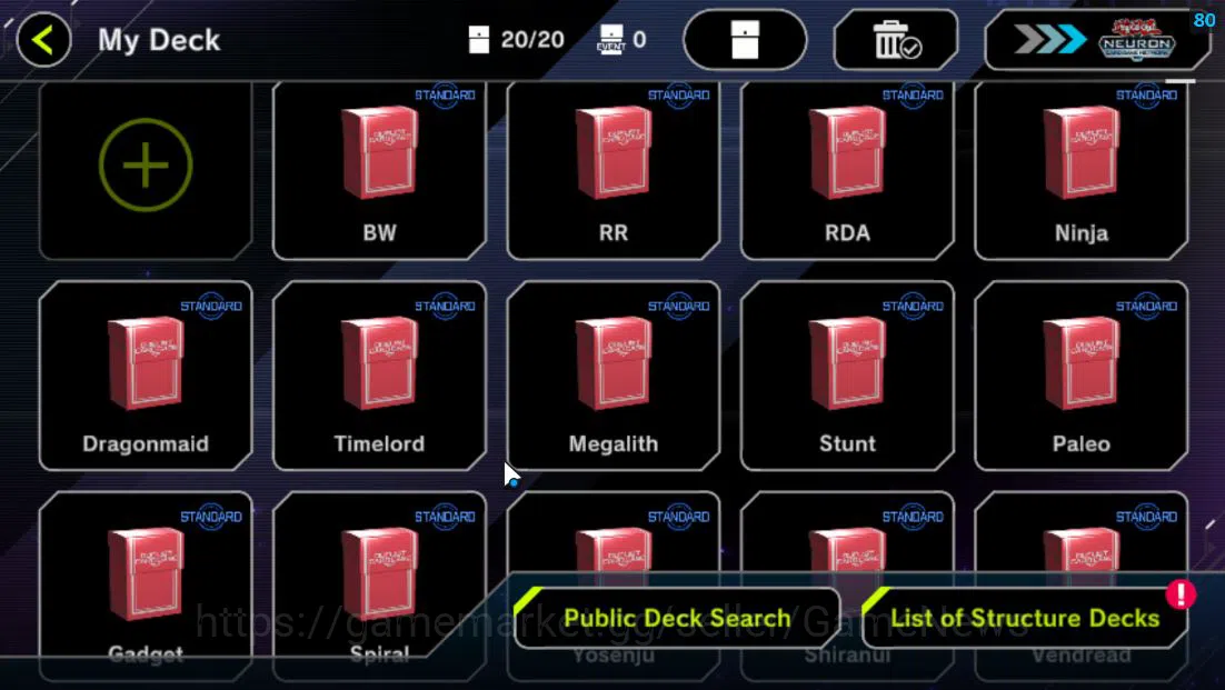 Yu-Gi-Oh! Master Duel Accounts Lv 18 | 20 Deck |Radiant Typhoon,VSK9,Dracotail,Yu image 2