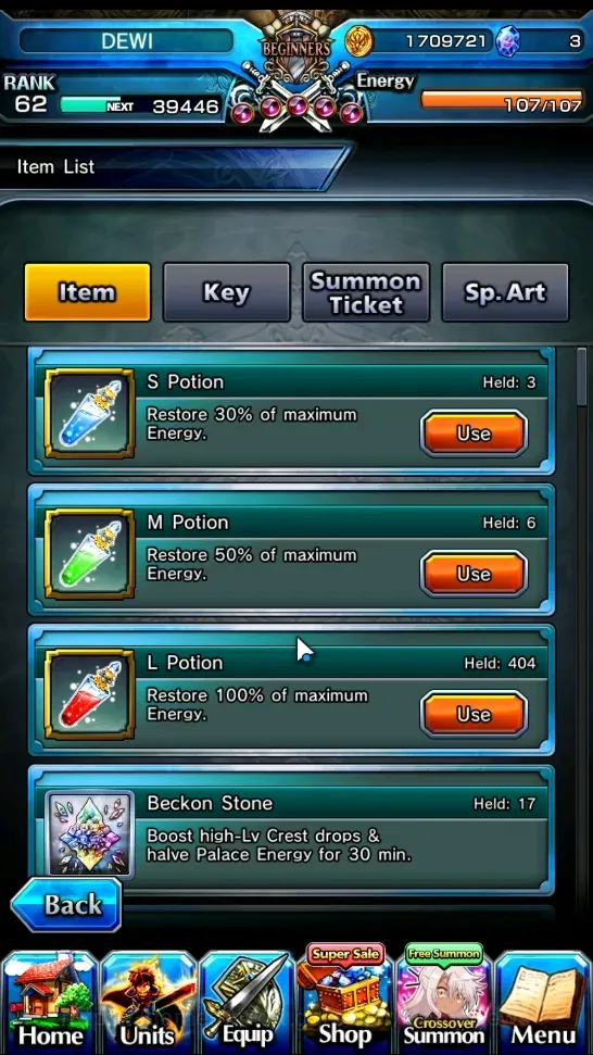 Grand Summoners Accounts End-Game Global|Rank 62|21 Ascend +15 TW (S Miyu,Chloe,M Misaka,WH Fen,Shuna)+TW|Sunraku,Isliid 1