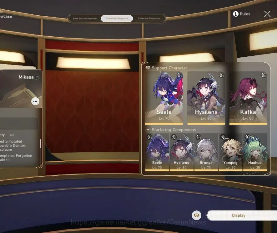 Honkai Star Rail Accounts Asia|TL 65|Triple DoT|12 Limited|Kafka,Hysilens E1 image 2